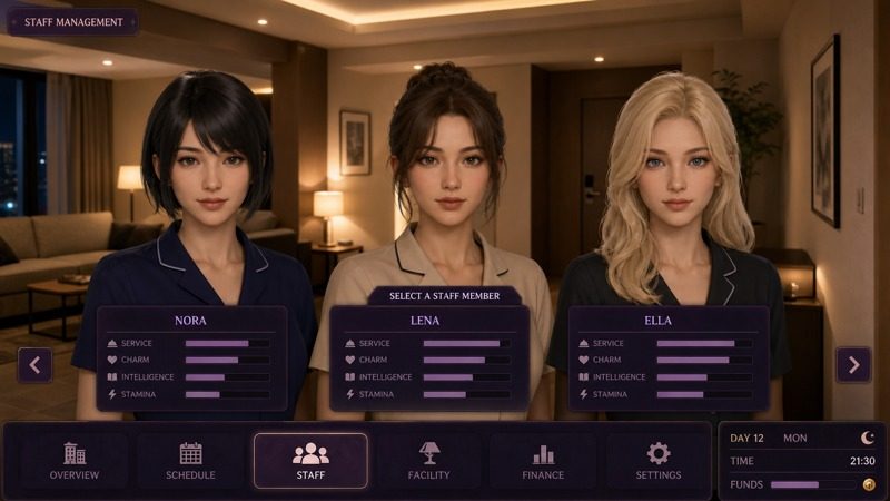 404号房互动按摩 角色养成 画面 6